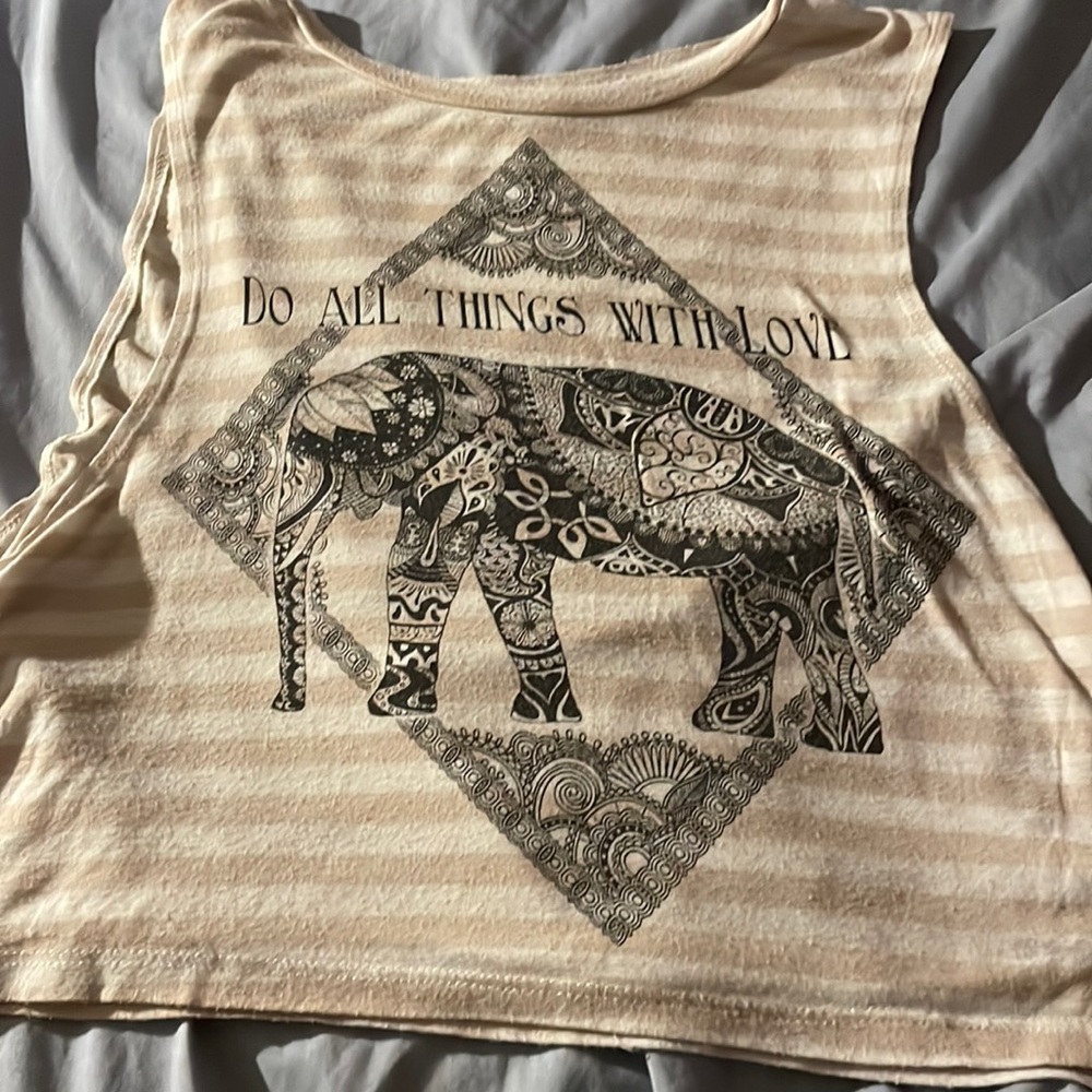 Cute elephant top